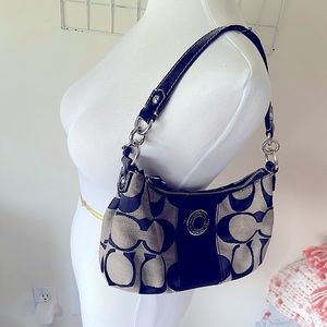 Coach Signature “C” Shoulder bag black/deep taupe